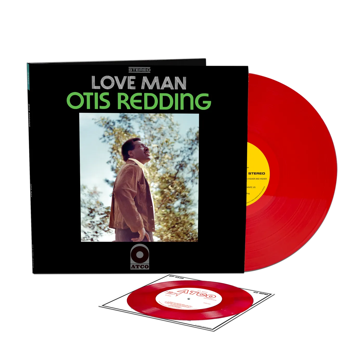 Otis Redding Love Man + Promo EP [Mono] 7"  (Rhino Red Vinyl)