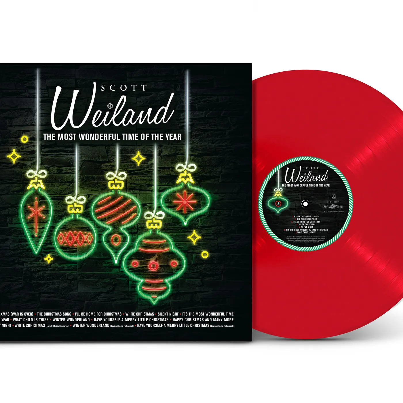 Scott Weiland The Most Wonderful Time Of The Year: Deluxe Edition (Red Vinyl)