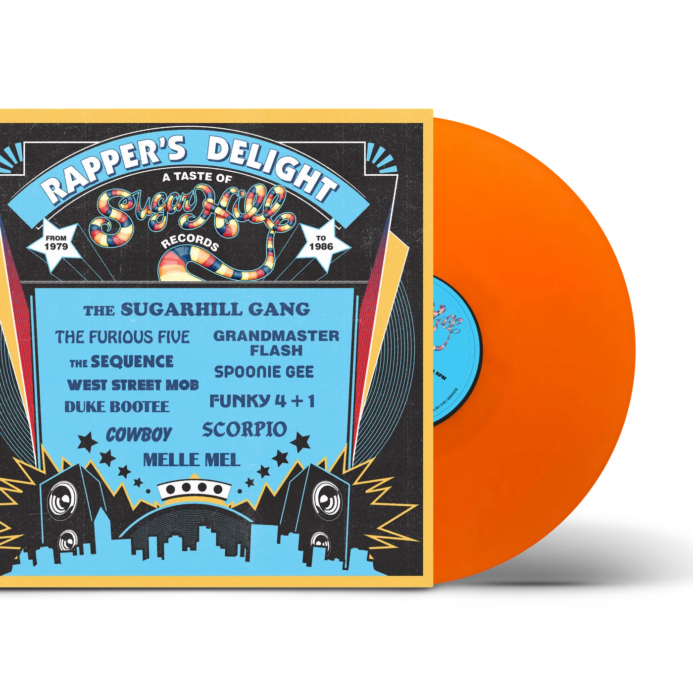 Various Artists Rapper's Delight: A Taste of Sugar Hill Records (1979-1986) (2LP Orange Crush Vinyl)