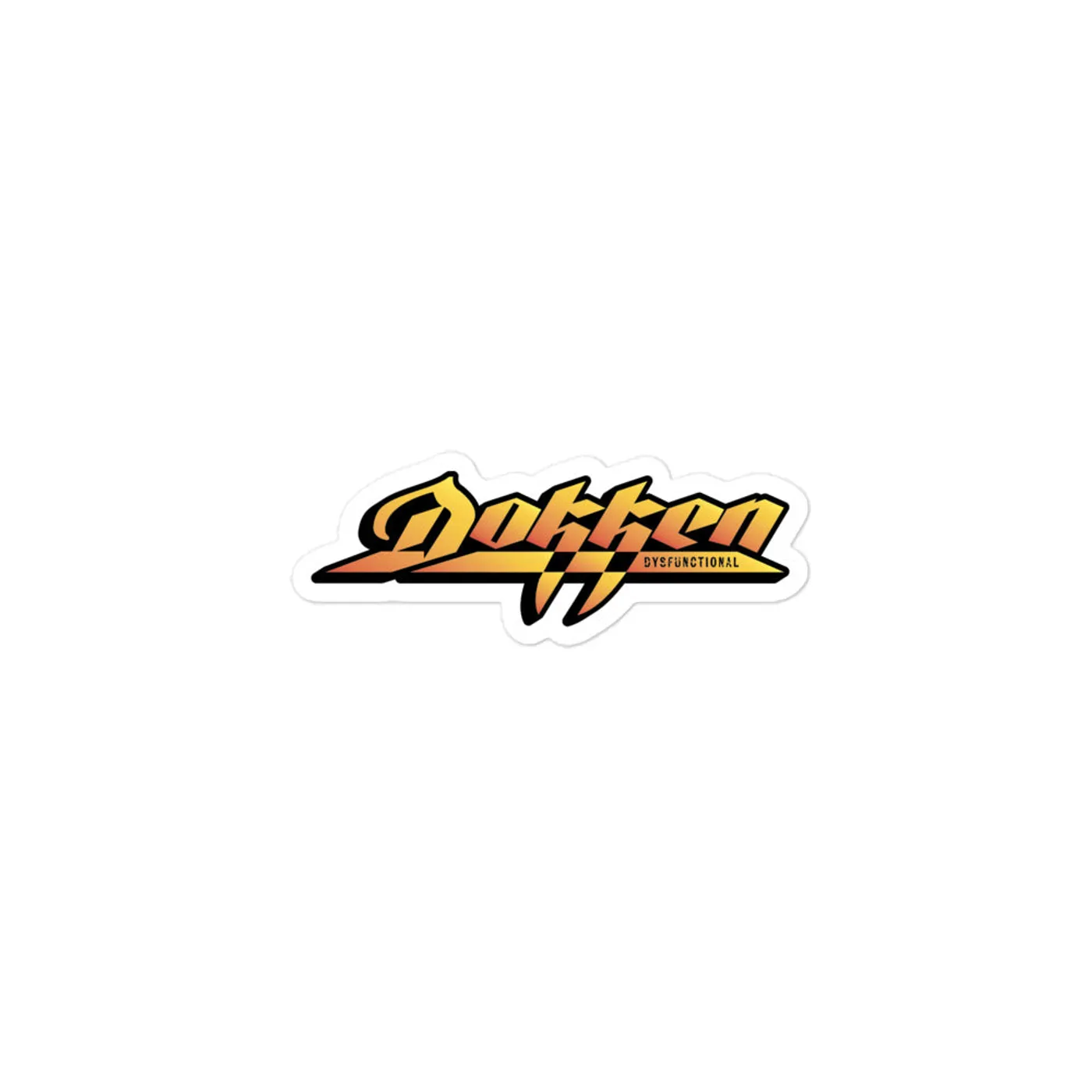 Dokken Dysfunctional Sticker