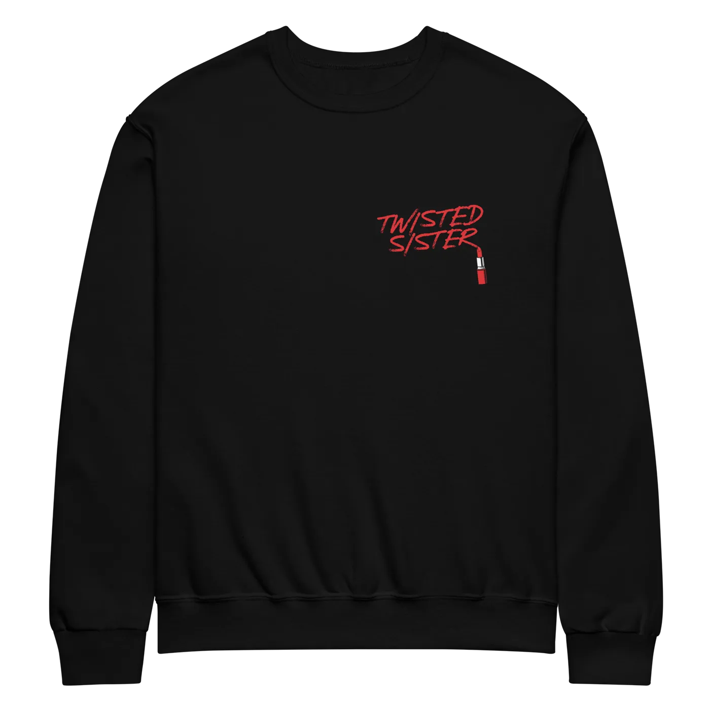 Twisted Sister Lipstick Crewneck