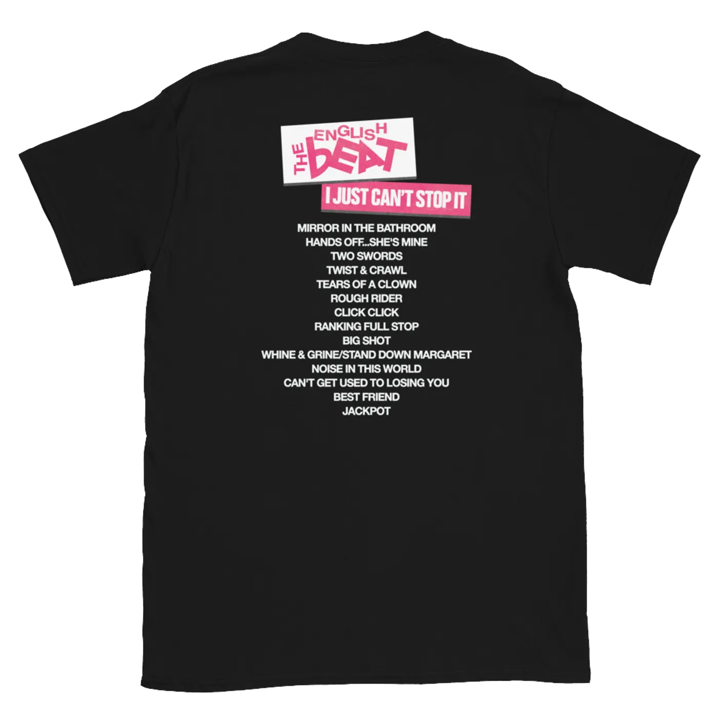 The English Beat I Just Can't Stop It Anniversary T-Shirt