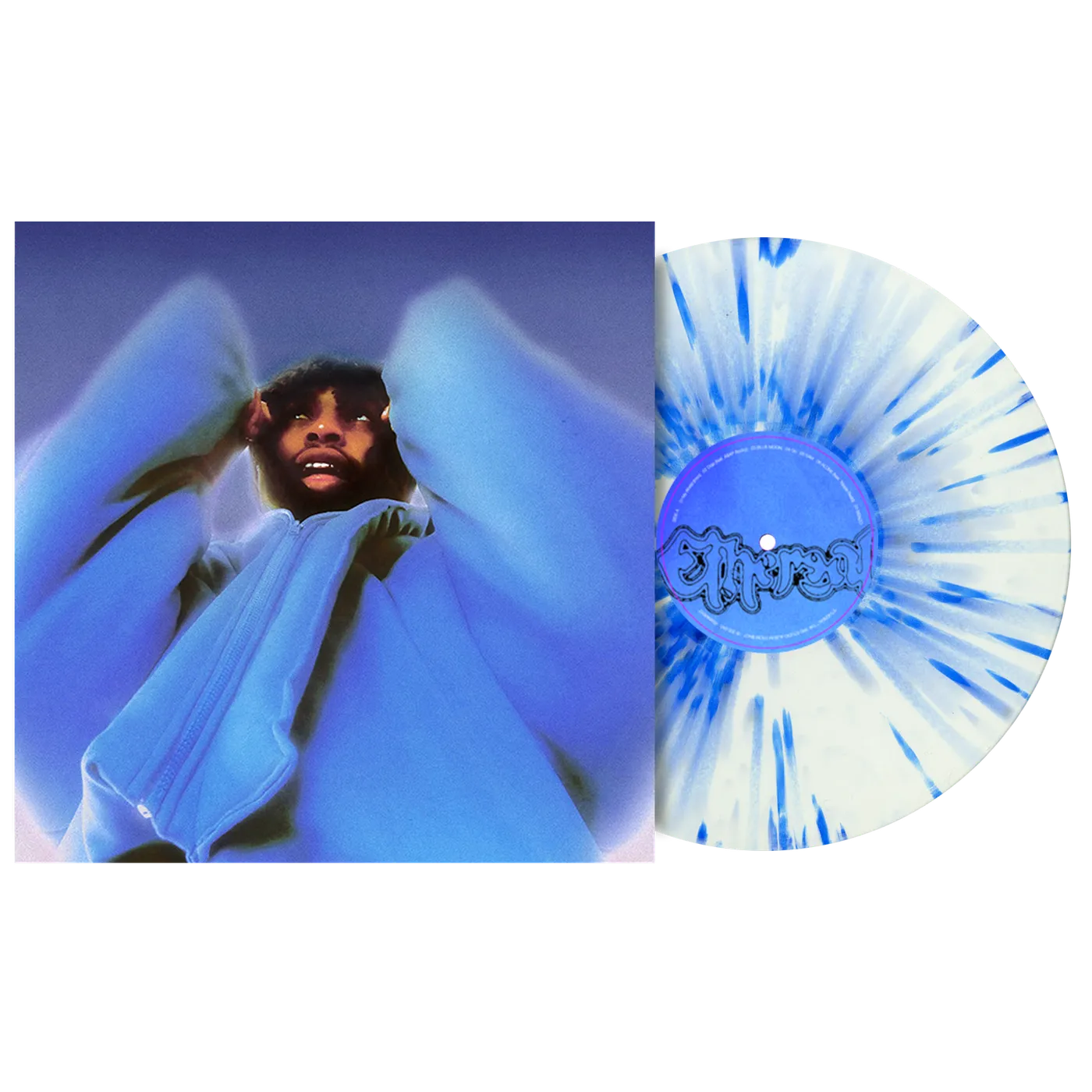 $NOT Ethereal White & Blue Splatter Vinyl