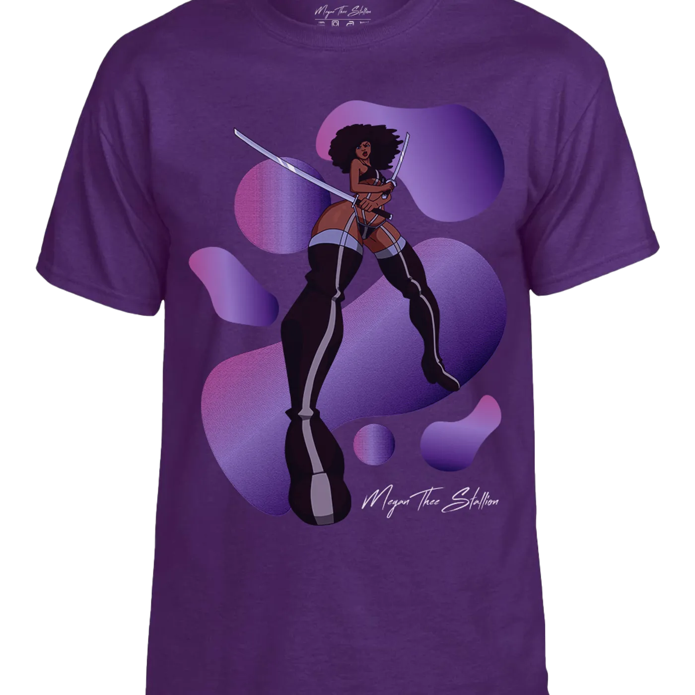 Megan Thee Stallion Traumazine Box Set with CD + Purple 'Sword' T-Shirt