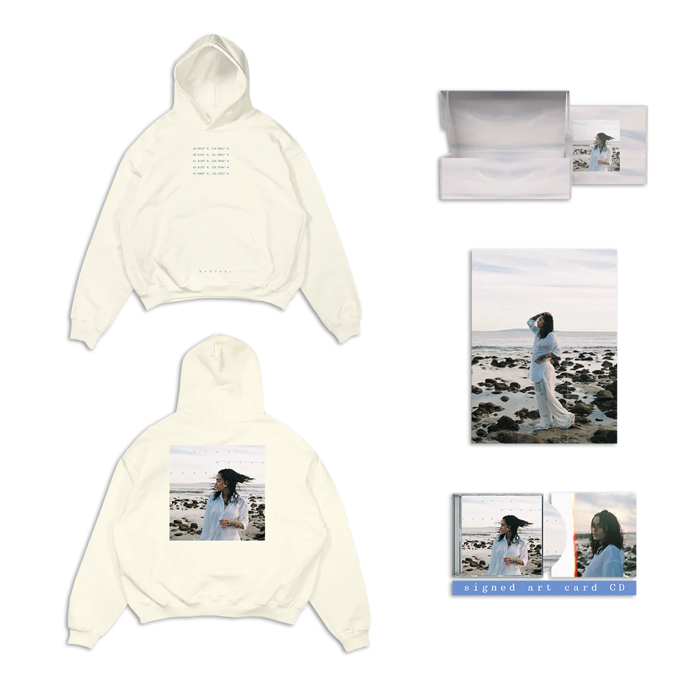 Kehlani Album Art Hoodie + Signed Art Card CD Box Set