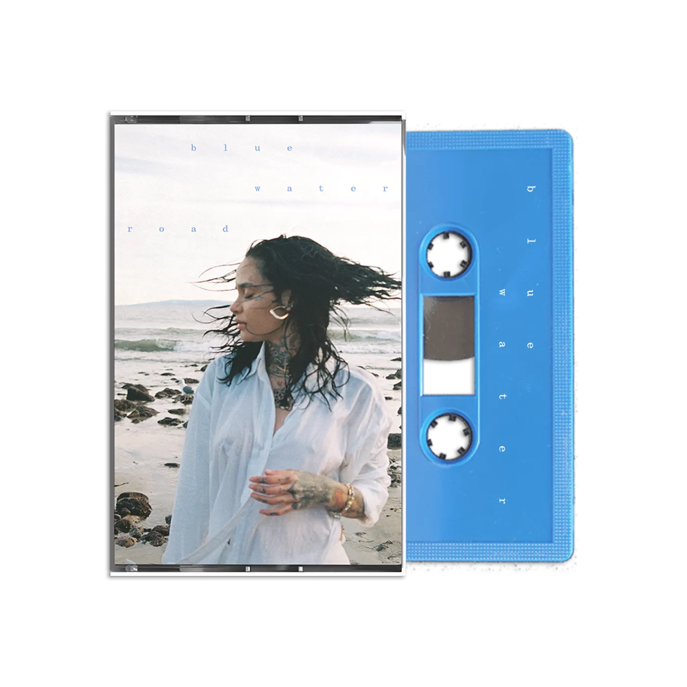 Kehlani blue water road recycled blue cassette