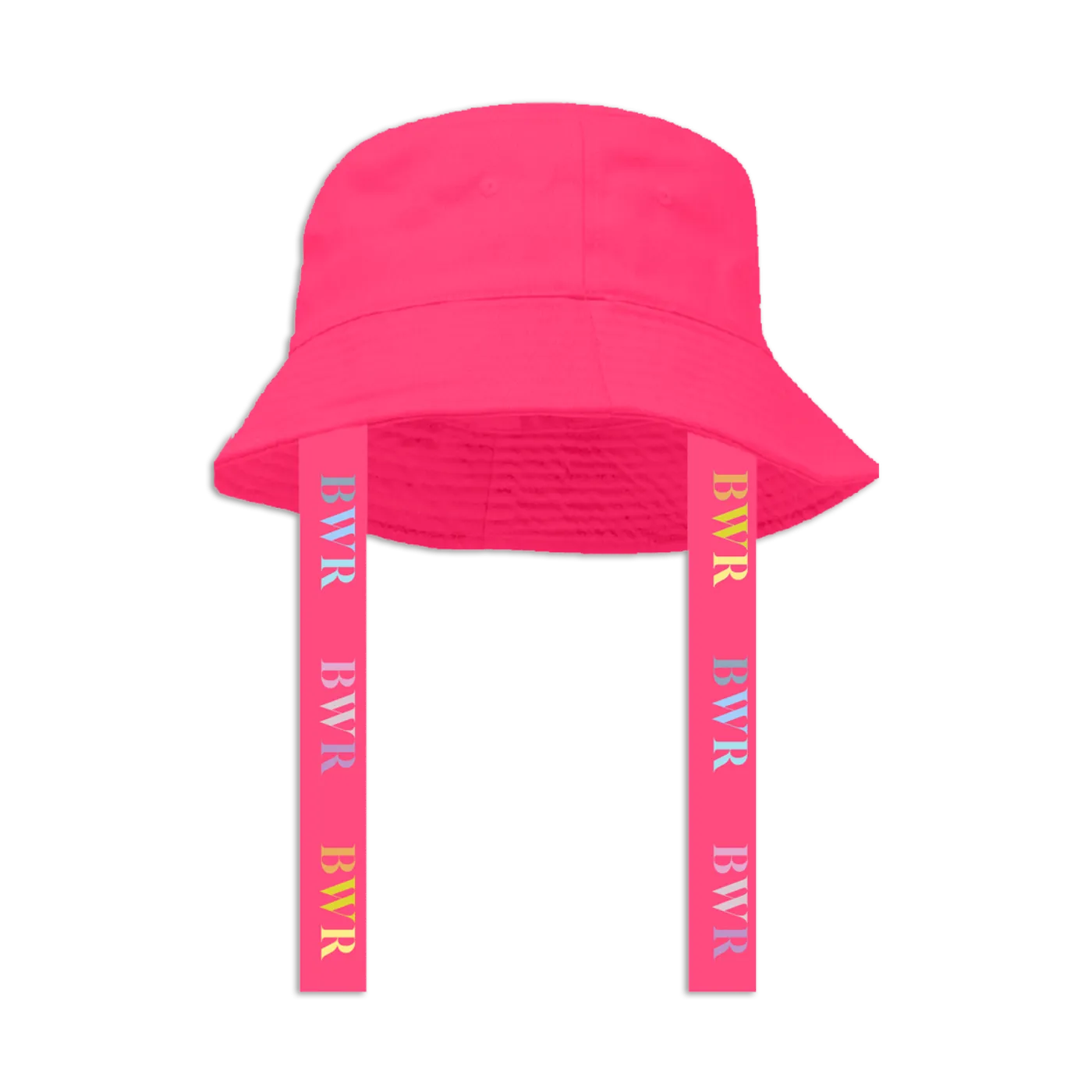 Kehlani bwr pink drawstring bucket hat