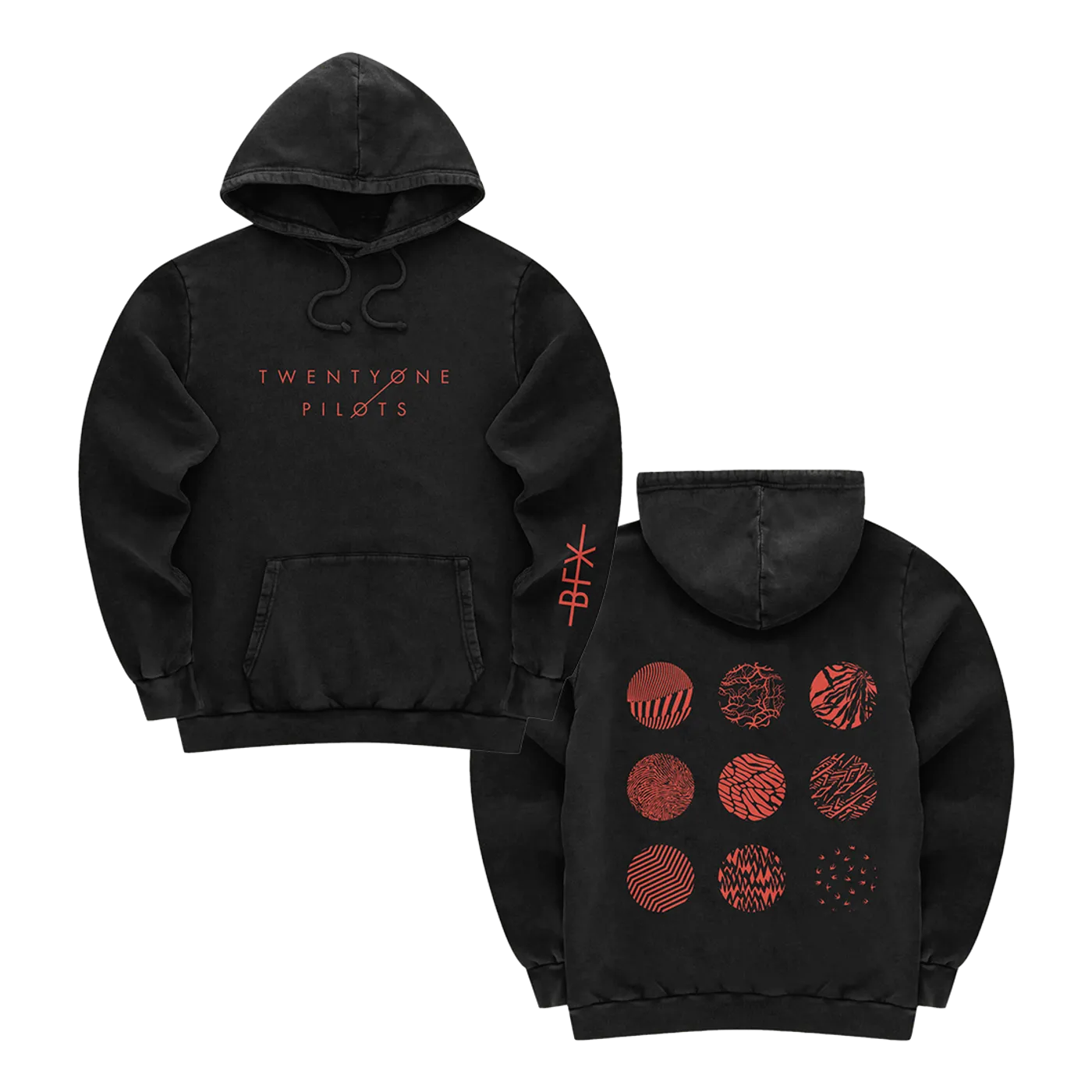 Twenty One Pilots BLURRYFACE ANNIVERSARY HOODIE