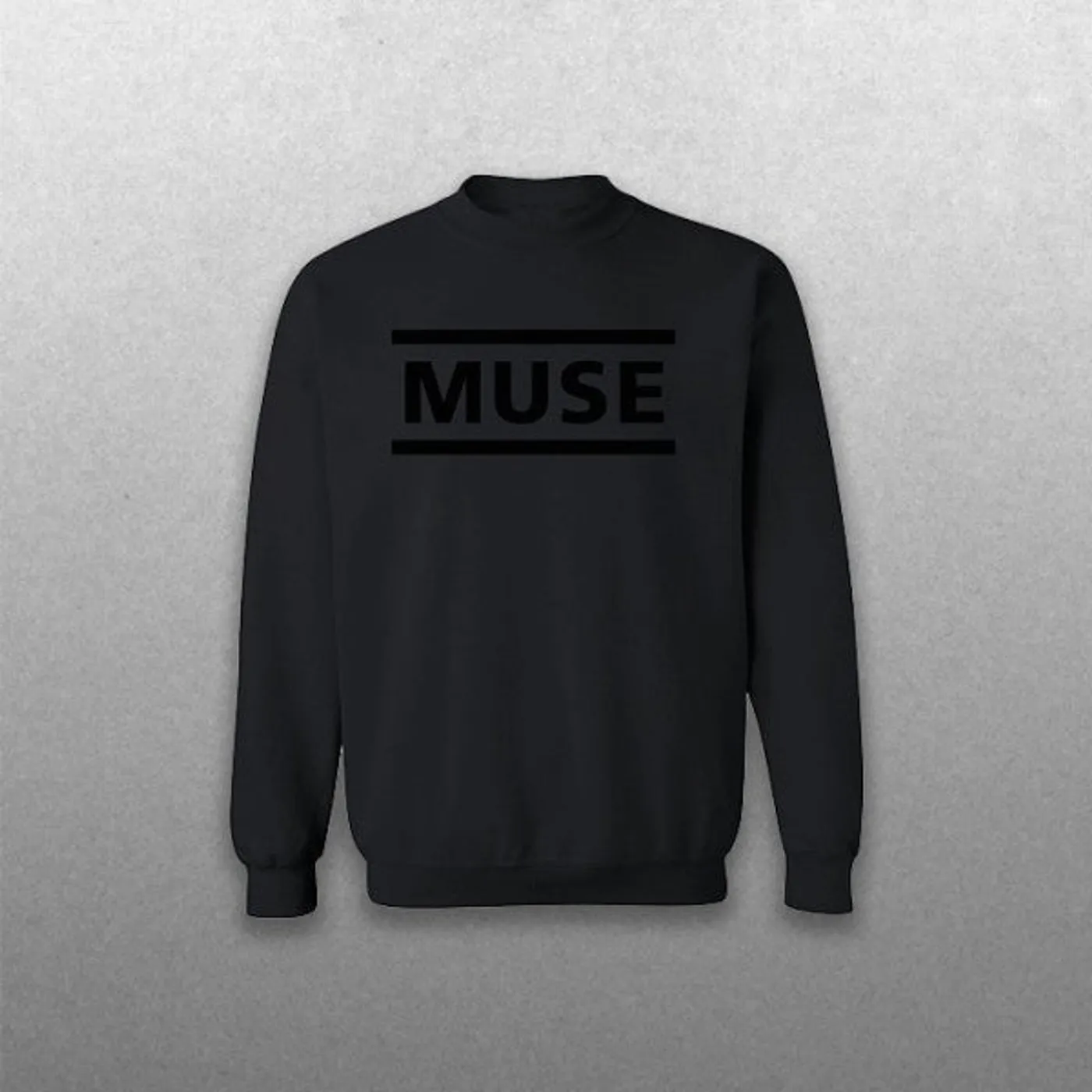 Muse All Black Clean Logo Sweatshirt