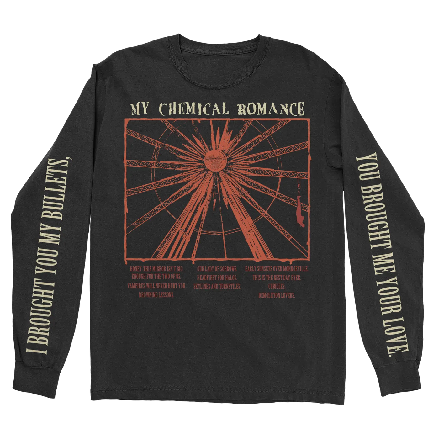 My Chemical Romance Bullets Track Longsleeve T-Shirt