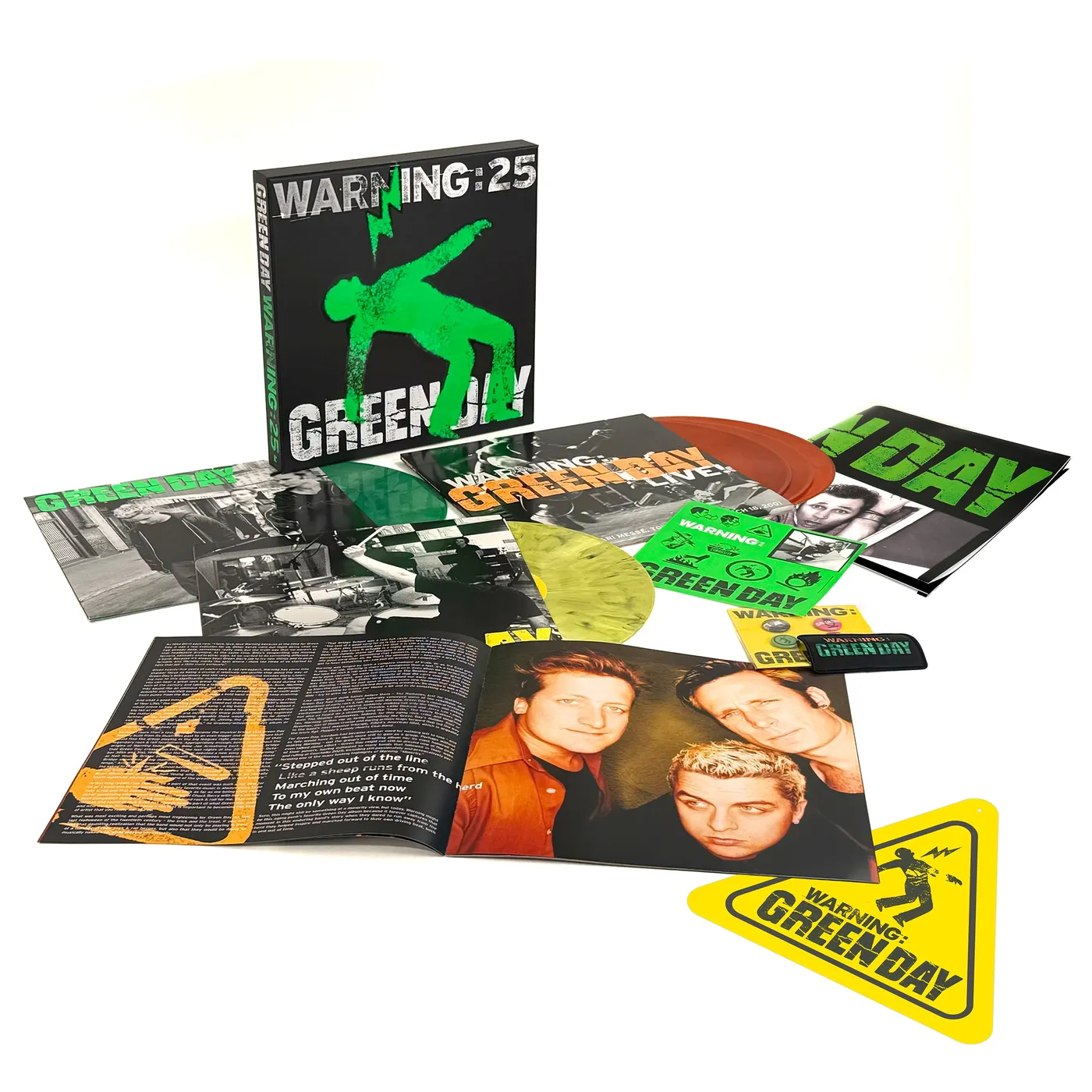 Green Day Warning 25th Anniversary Deluxe Box Set - Indie Record Store Exclusive (Vinyl)