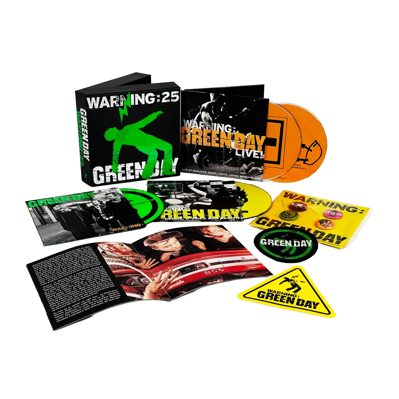 Green Day Warning 25th Anniversary Deluxe Edition CD