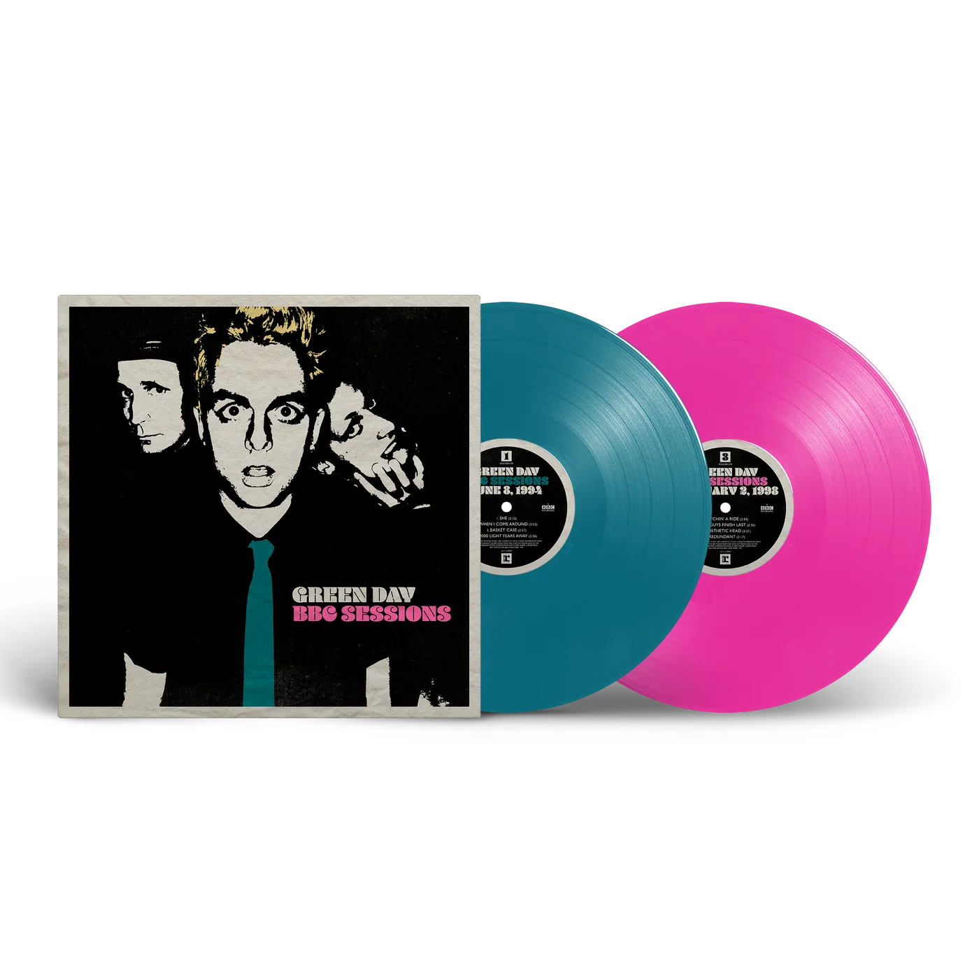 Green Day The BBC Sessions Limited Edition Pink and Blue Vinyl 2LP