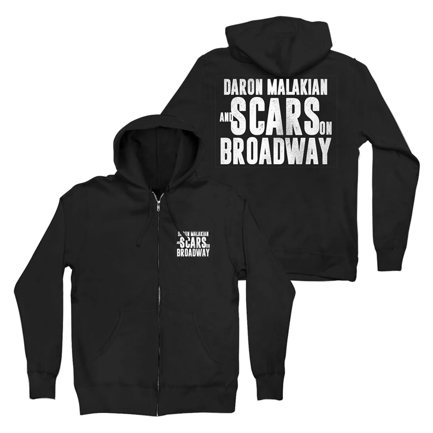 Scars On Broadway Scars Logo Zip Hoodie