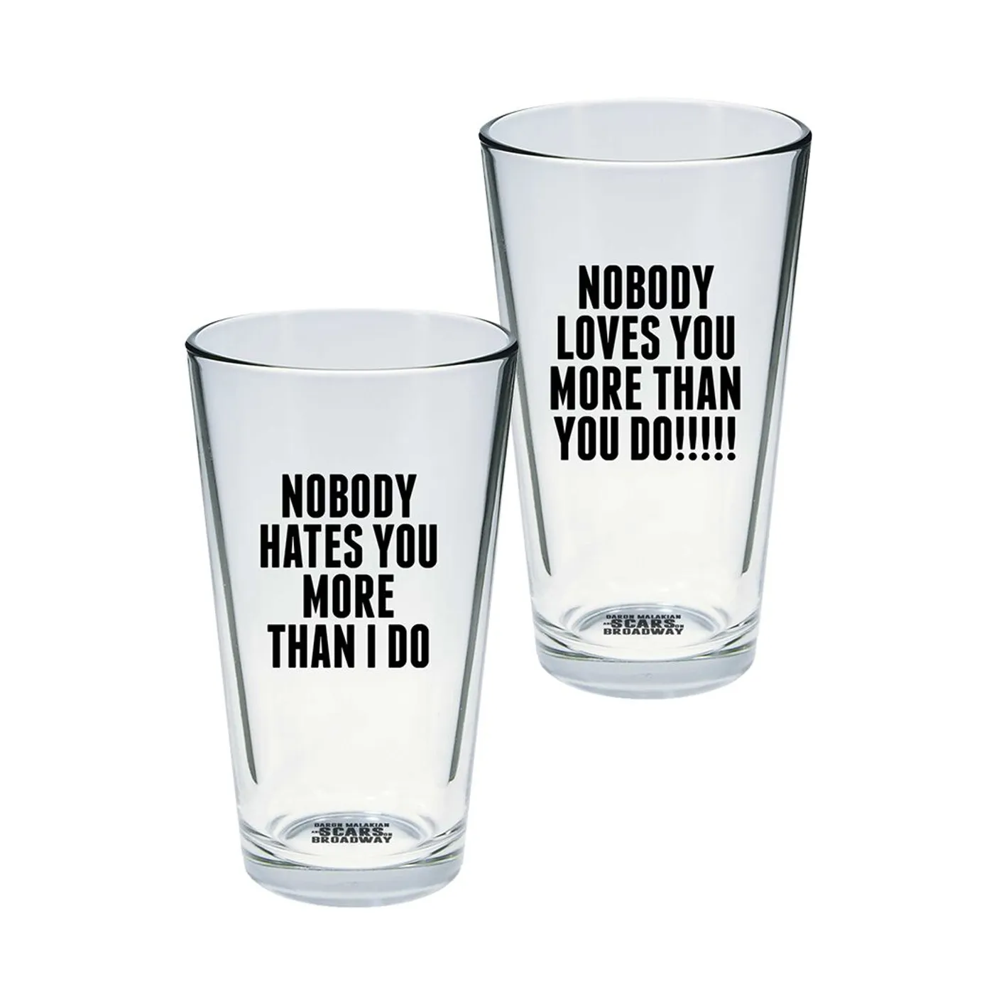 Scars On Broadway Angry Guru Pint Glass