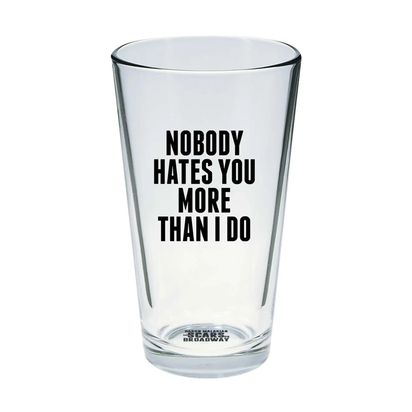 Scars On Broadway Angry Guru Pint Glass