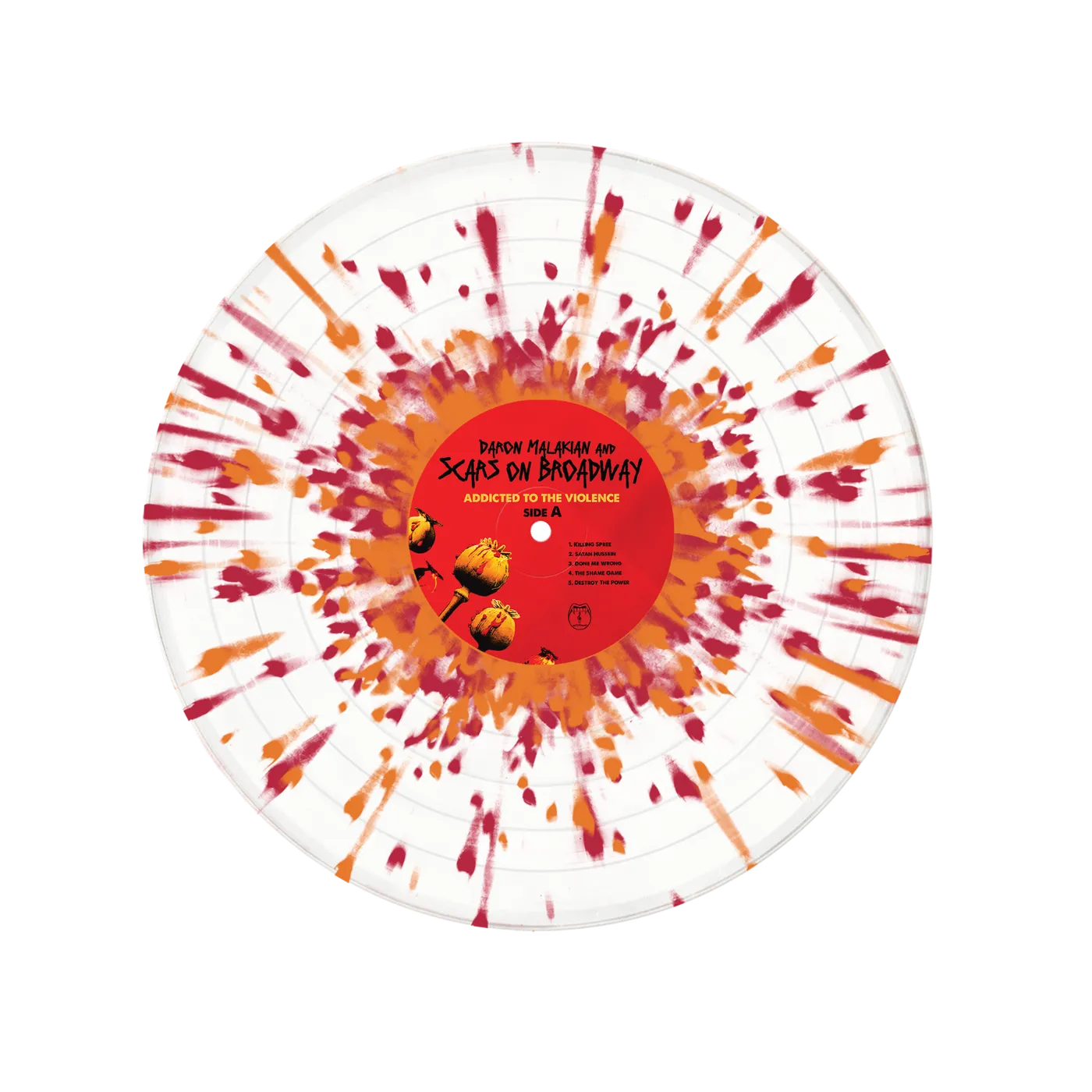 Scars On Broadway Addicted To The Violence Splatter LP (Vinyl)