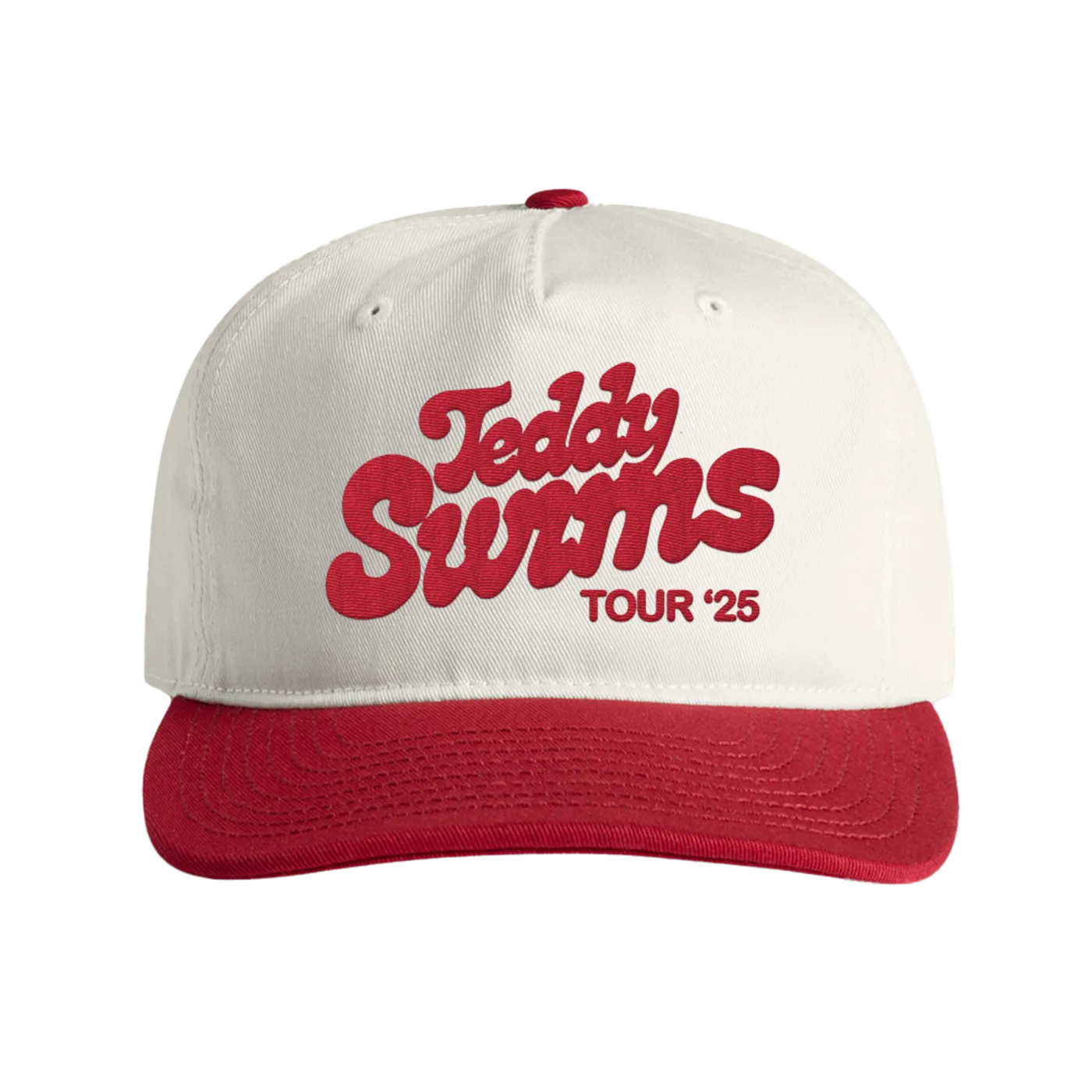 Teddy Swims Red and White 2025 Tour Cap