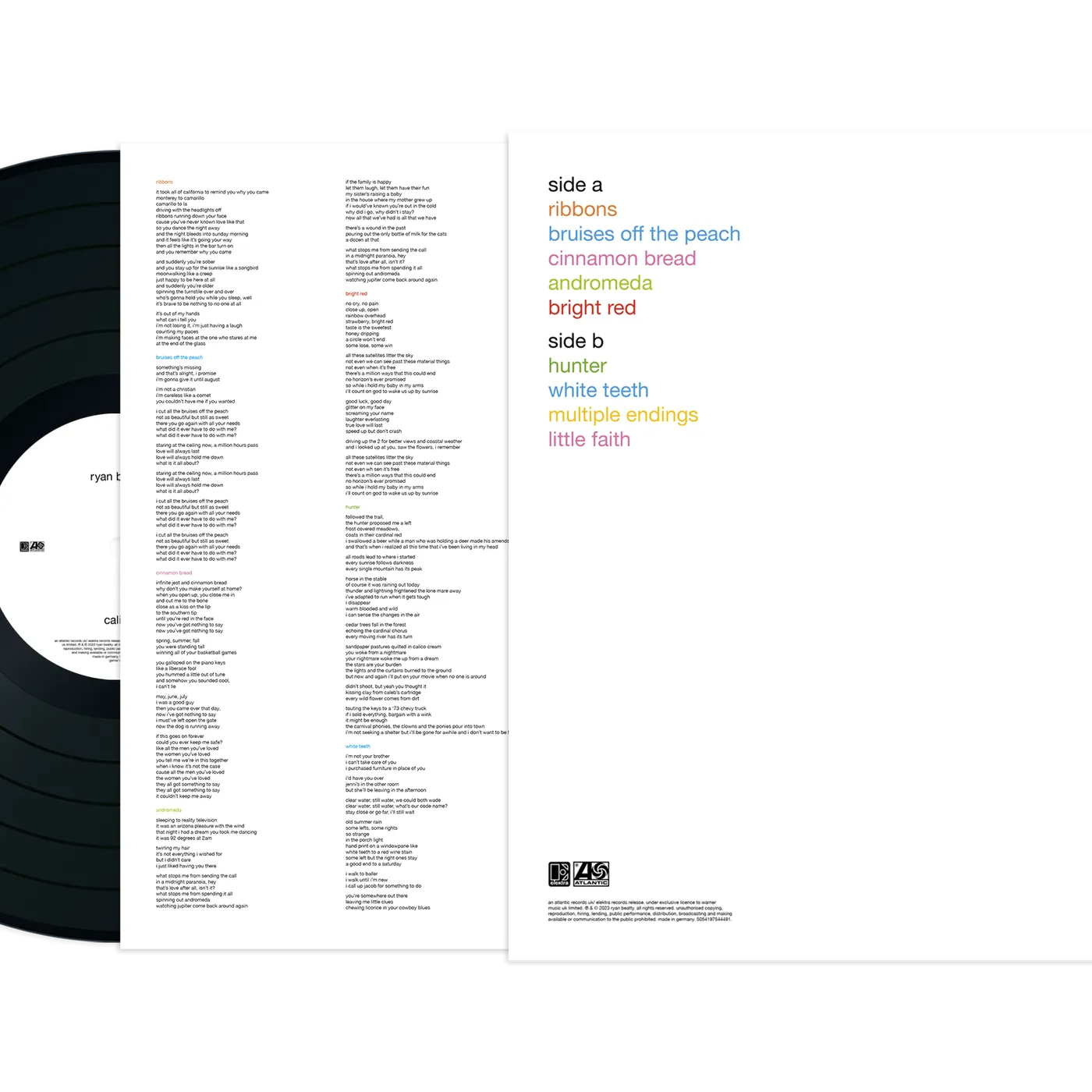 Ryan Beatty Calico Vinyl