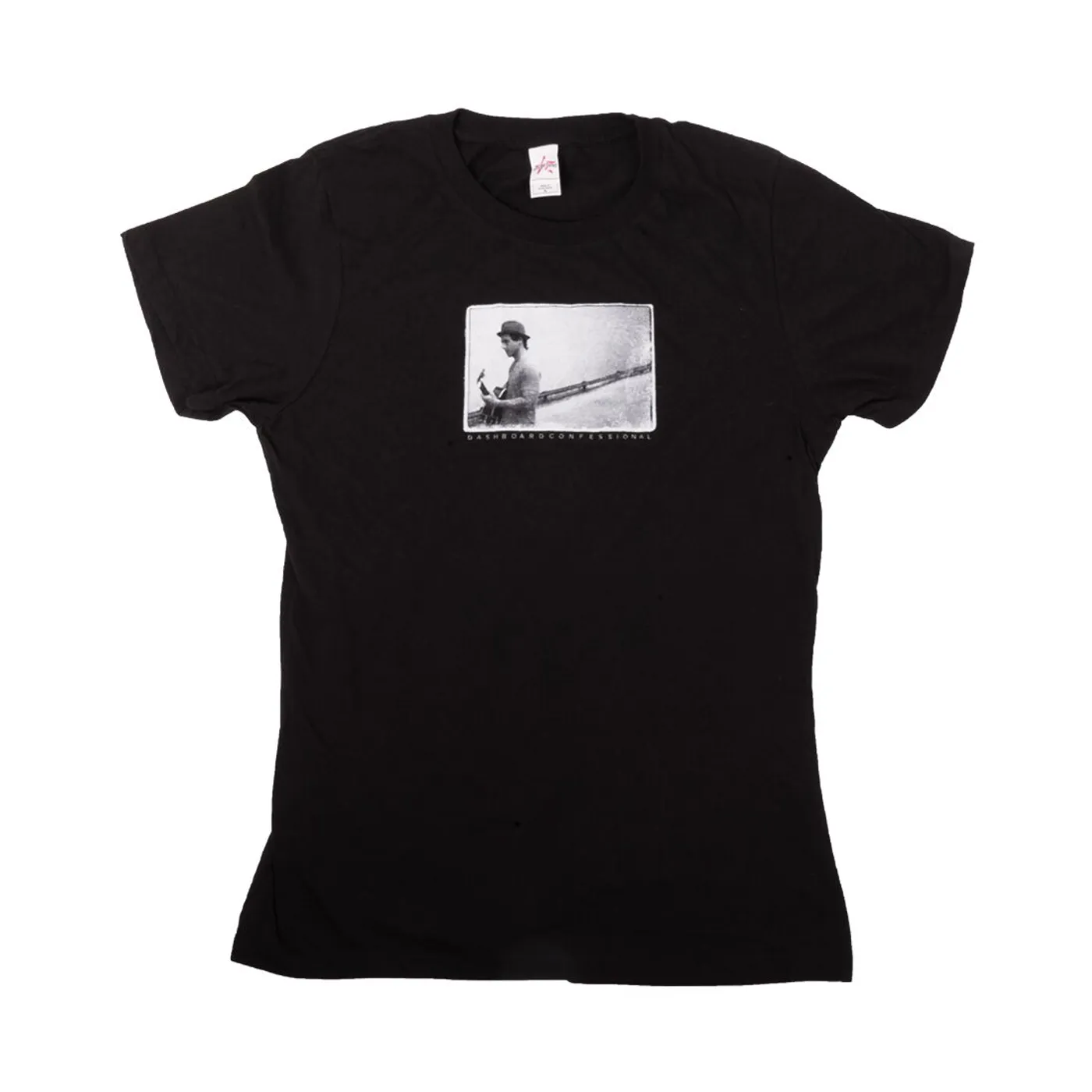 Dashboard Confessional Black and White Photo T-Shirt