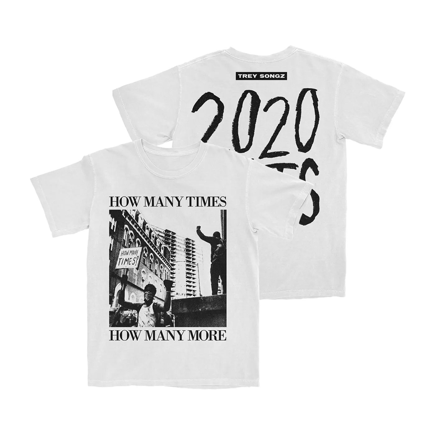 Trey Songz How Many Times White T-Shirt