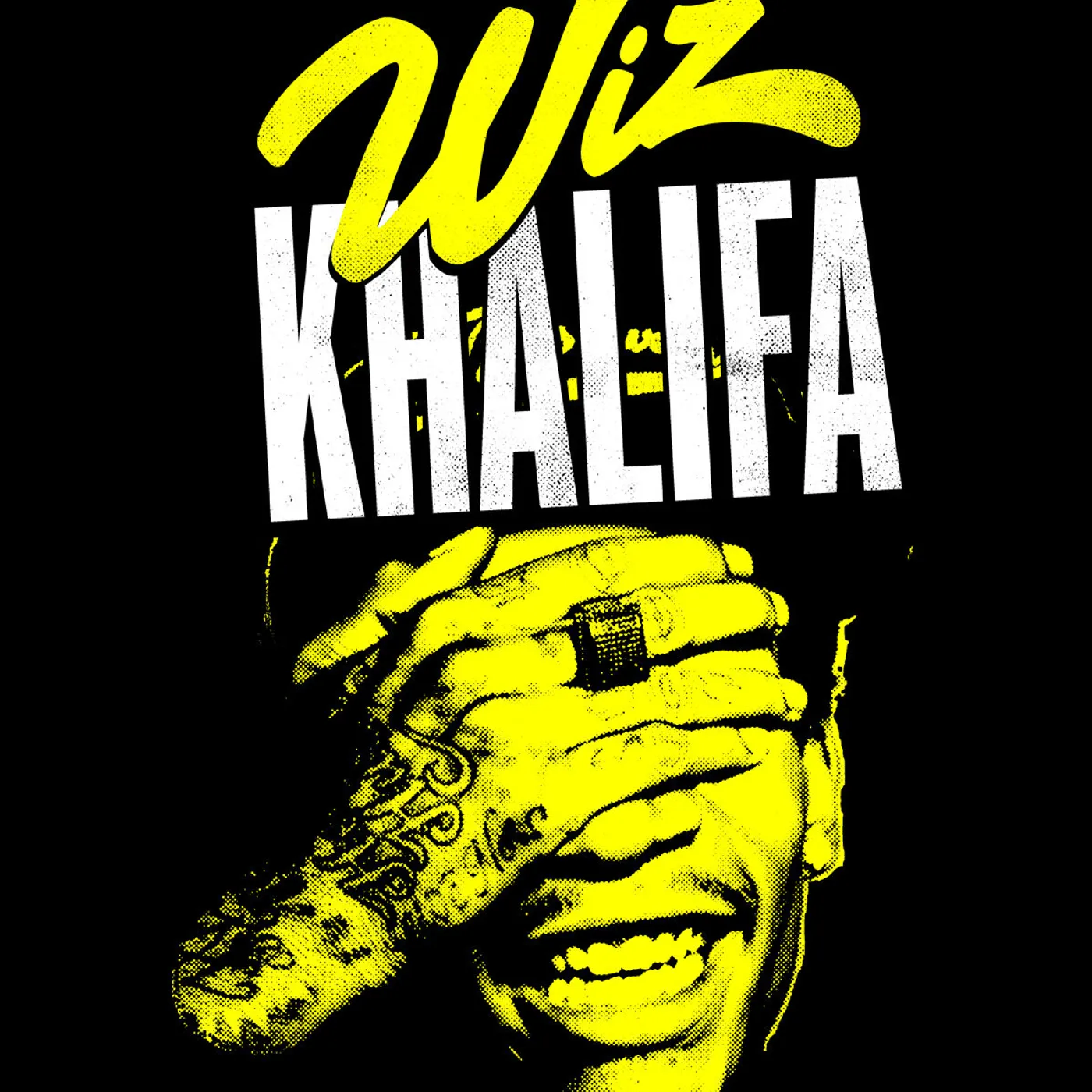Wiz Khalifa Photo Smiley Juniors T-Shirt