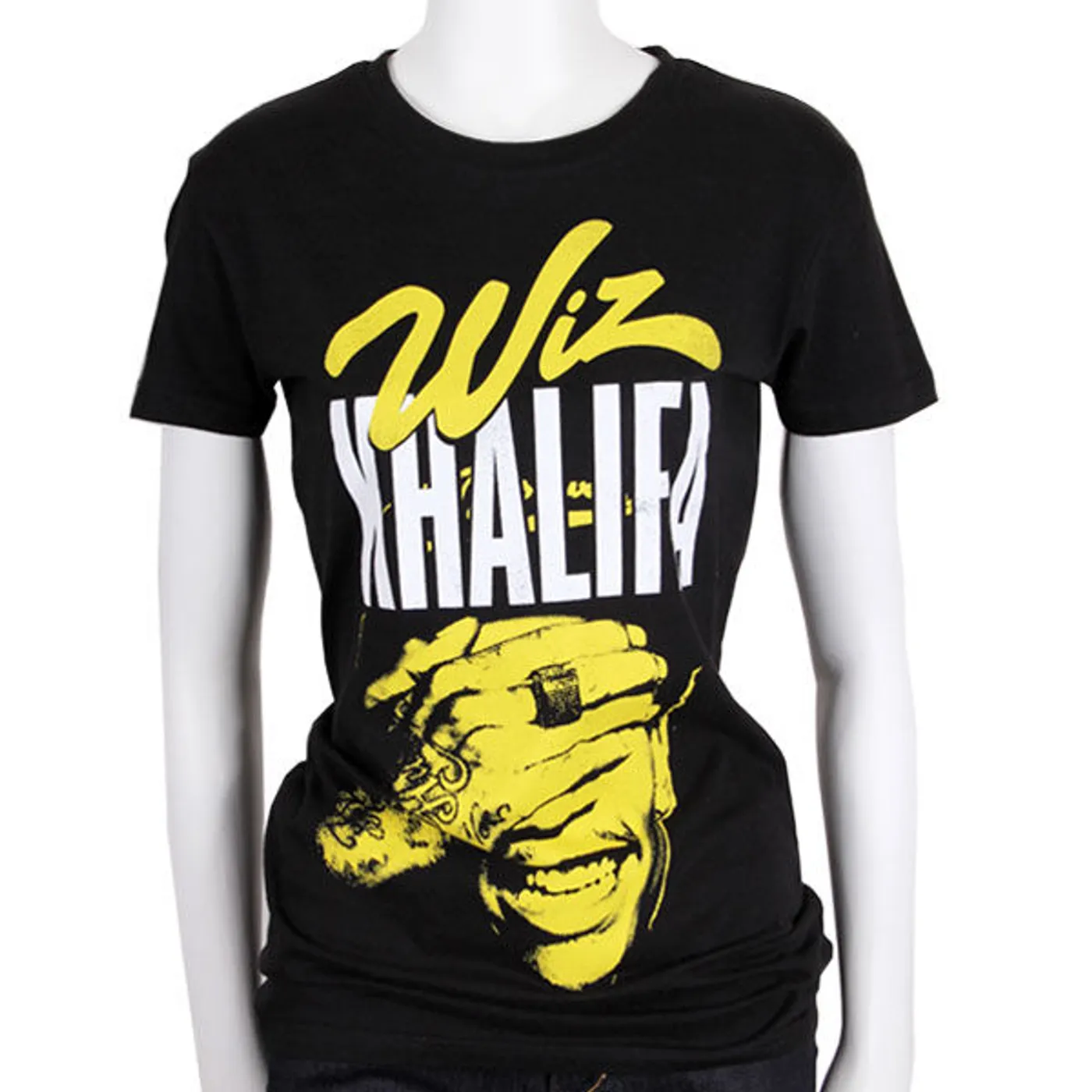 Wiz Khalifa Photo Smiley Juniors T-Shirt
