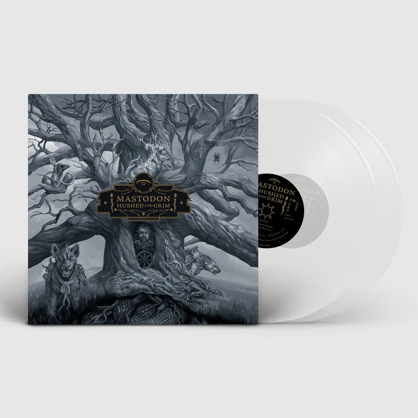 Mastodon Hushed and Grim 180gm Clear Vinyl 2LP