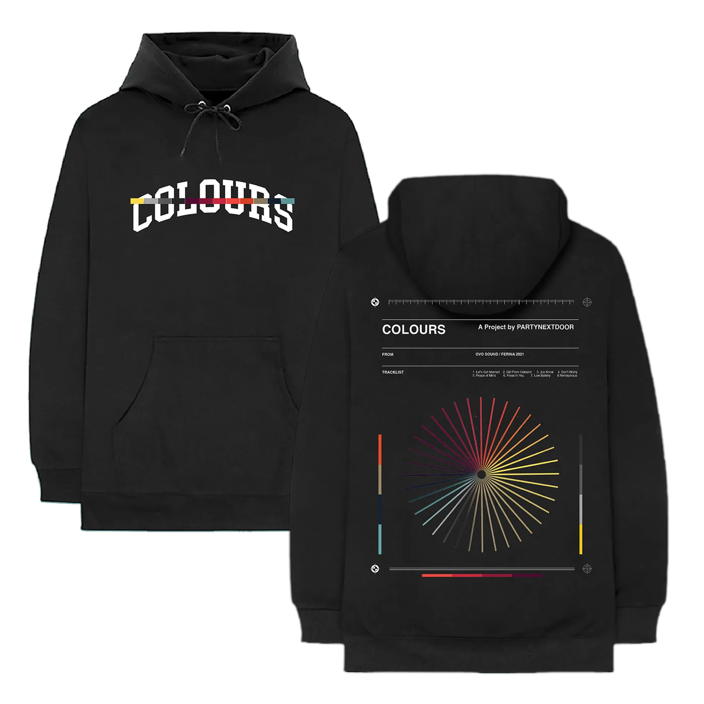PARTYNEXTDOOR COLOURS Spectrum Hoodie
