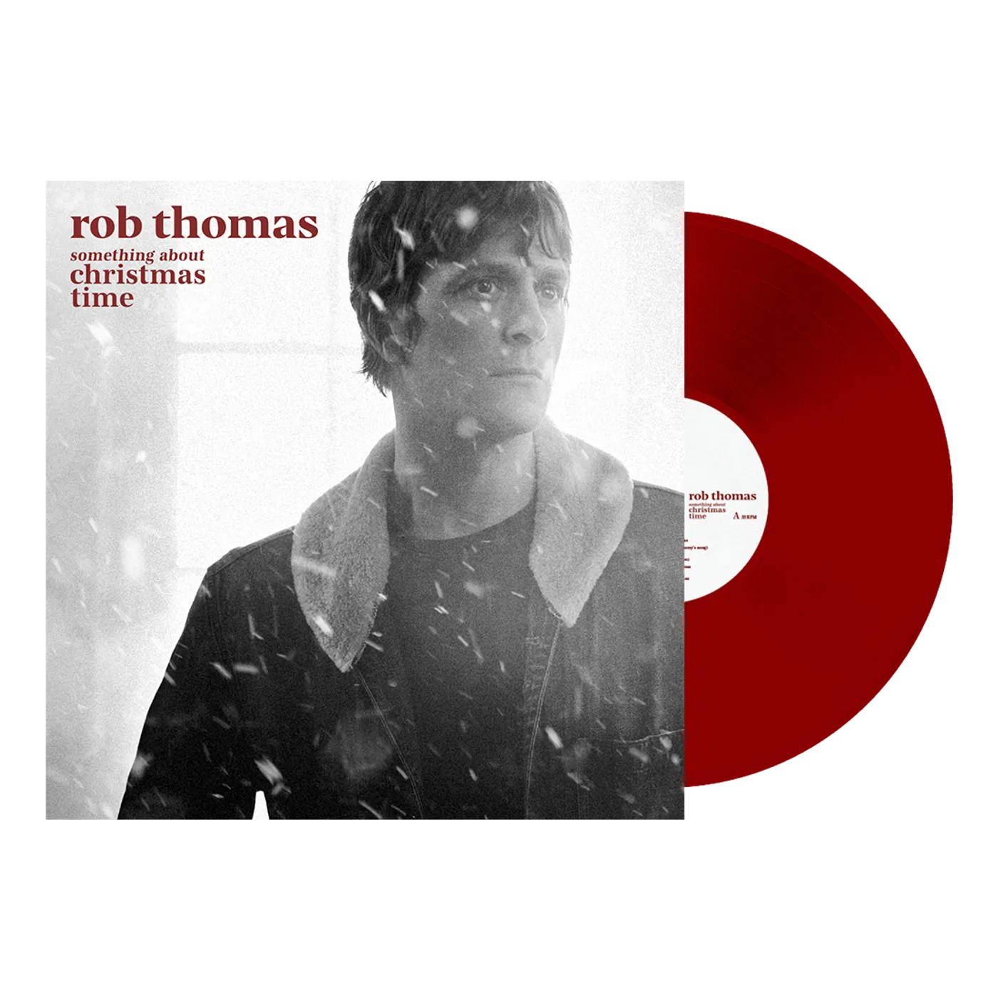Rob Thomas Something About Christmas Time Red Vinyl