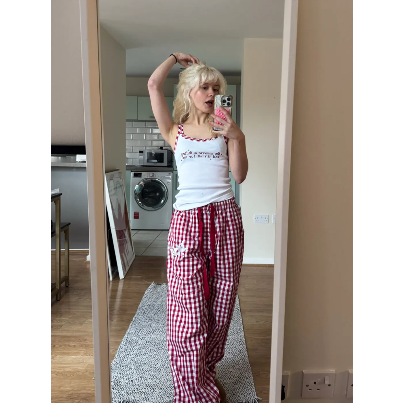 Maisie Peters MP Star Gingham Pyjama Trousers