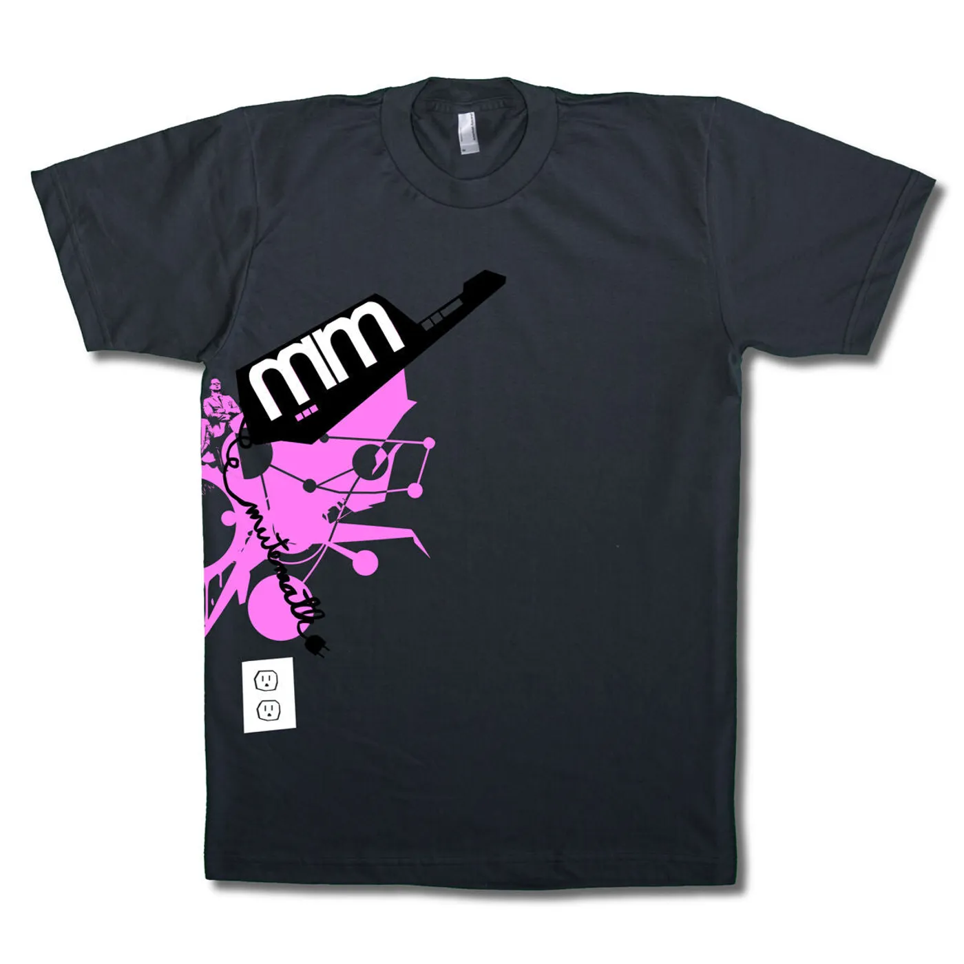 Mutemath Keytar Asphalt T-Shirt