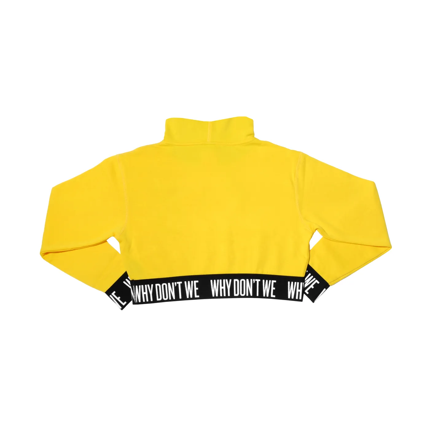 Why Don't We Crop Top Hoodie (Yellow)