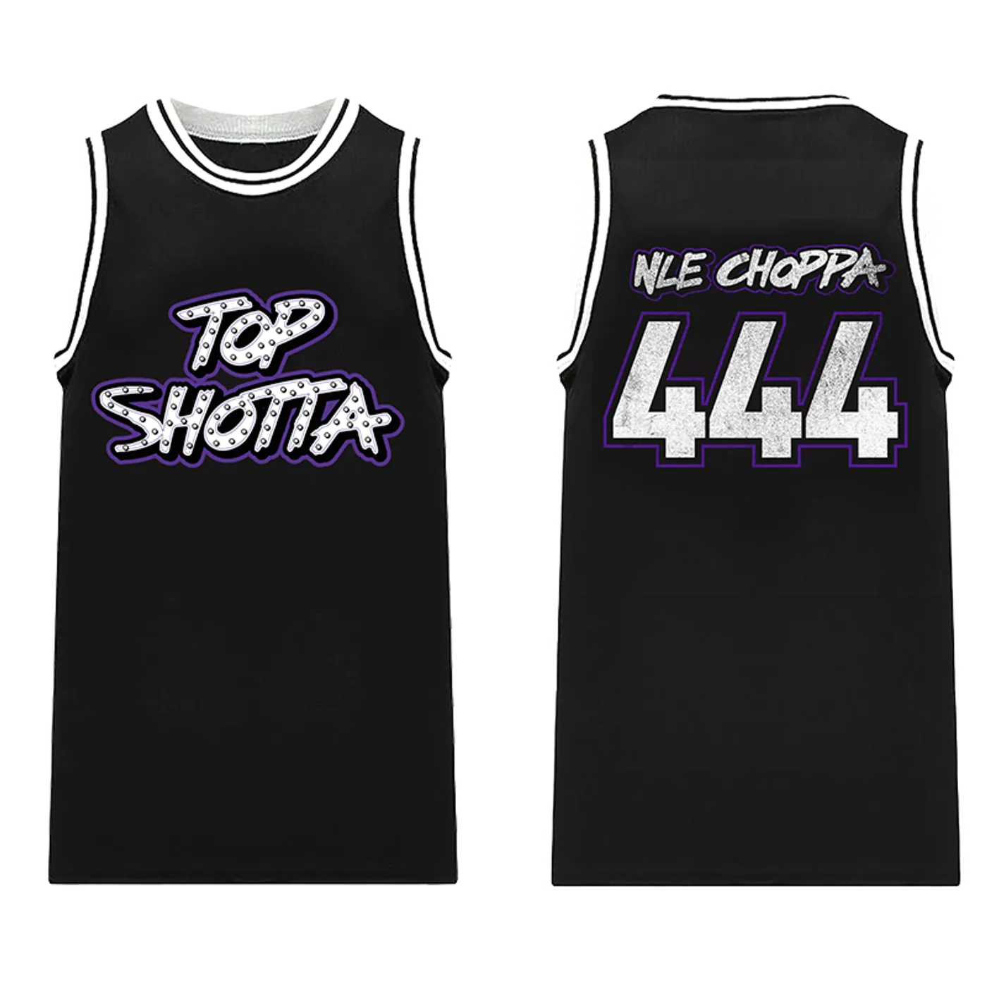 NLE Choppa Top Shotta Custom Basketball Jersey