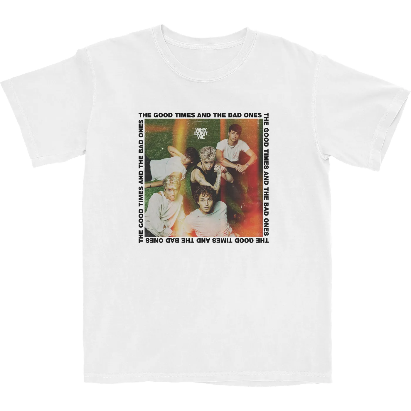Why Don't We Good Times Cover T-Shirt (White)