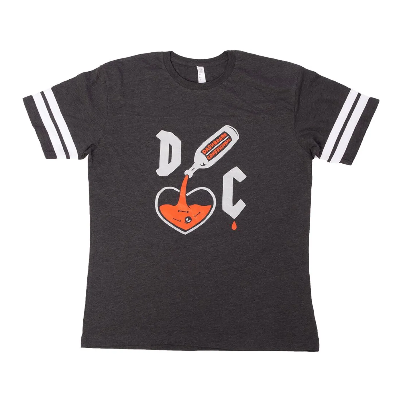 Dashboard Confessional DC Heart Ringer T-Shirt