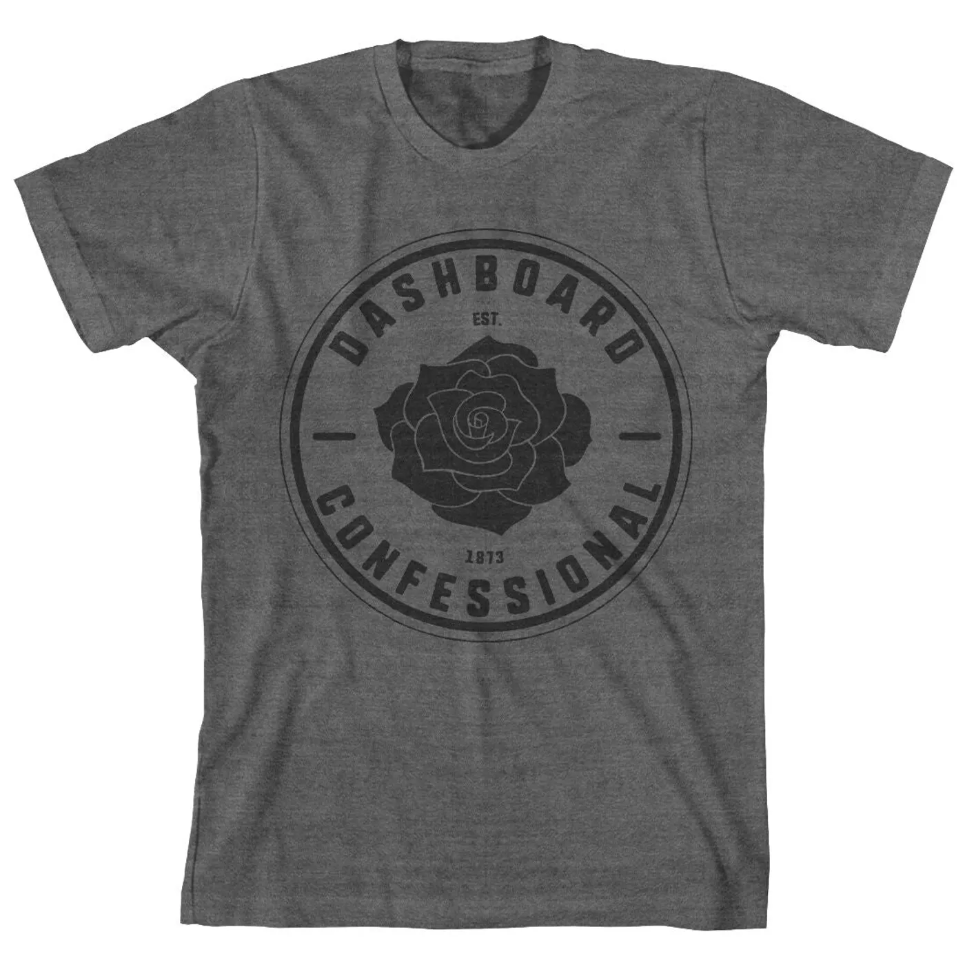 Dashboard Confessional Rose Crest T-Shirt