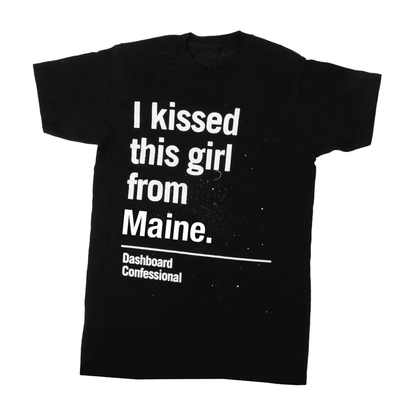 Dashboard Confessional Kissed A Girl Maine T-Shirt