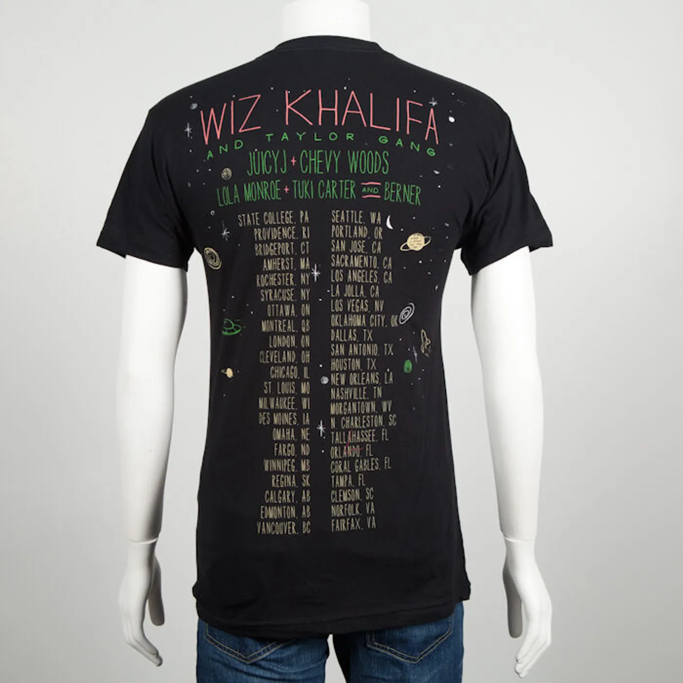 Wiz Khalifa Spaceman Tour T-Shirt