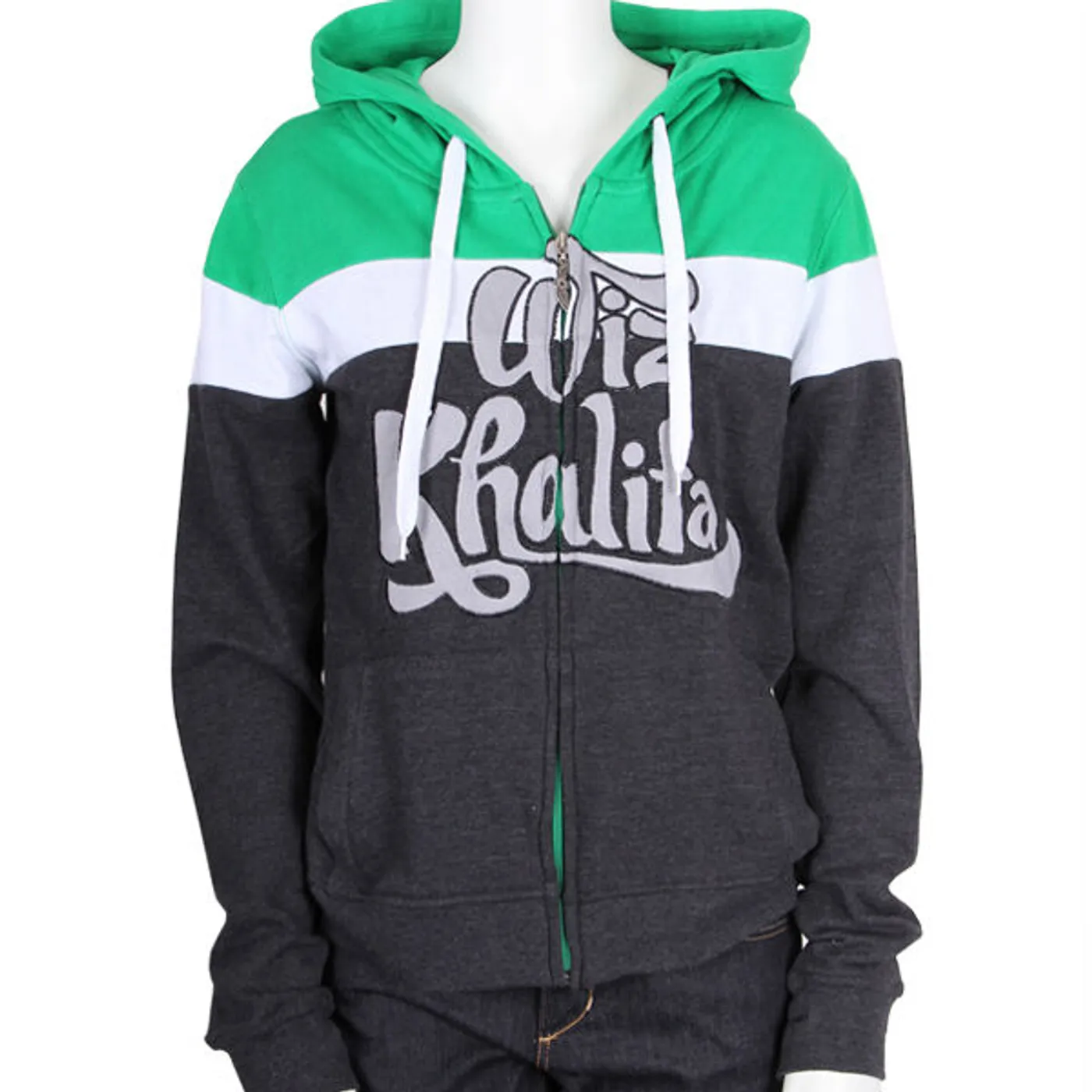 Wiz Khalifa Color Juniors Custom Zip Hoodie