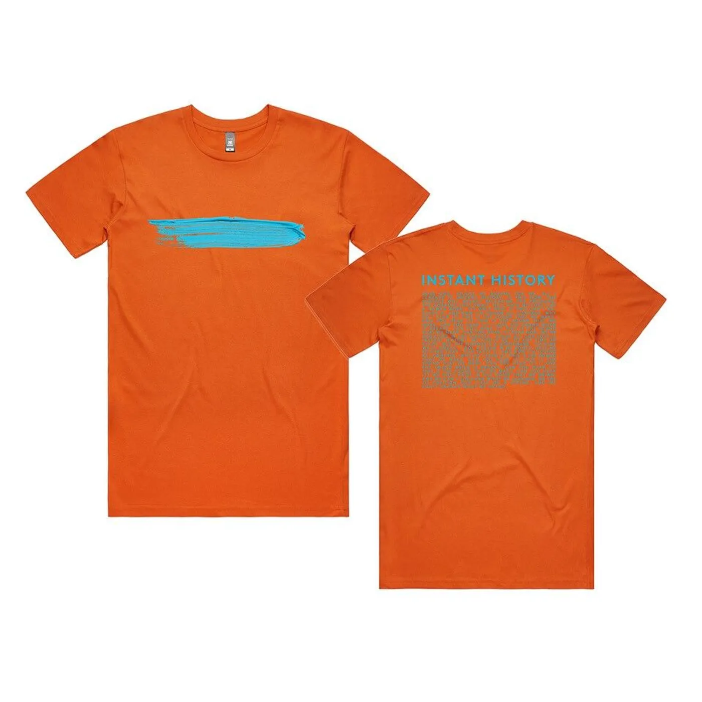 Biffy Clyro Instant History Orange T-Shirt