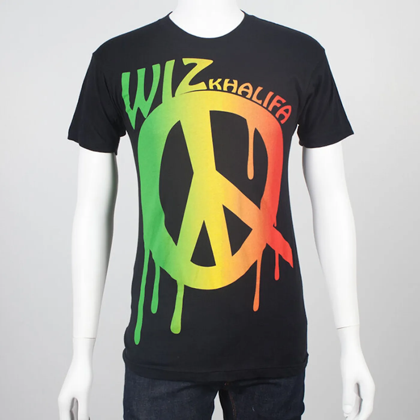 Wiz Khalifa Rasta Peace Slim Fit T-Shirt