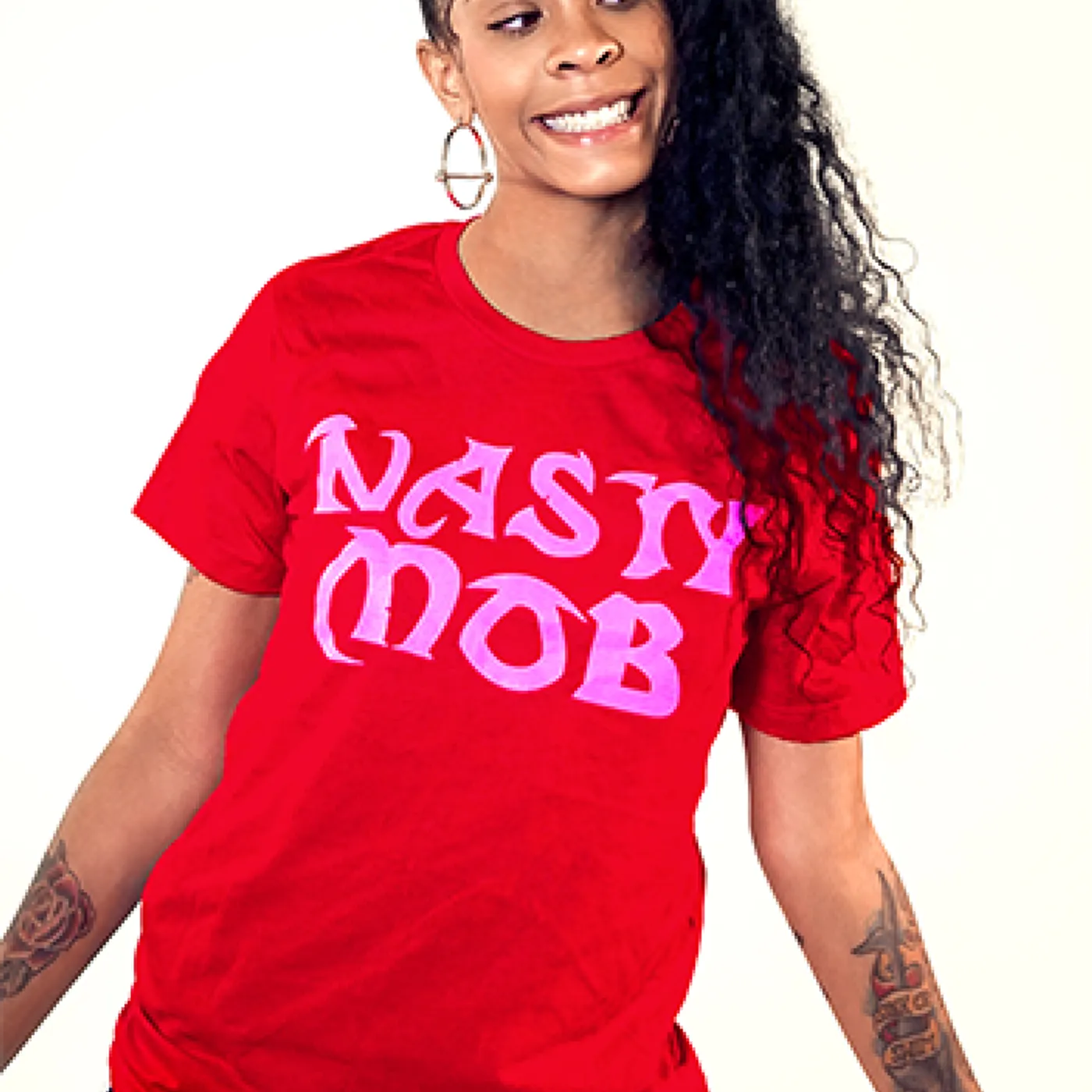 Rico Nasty Nasty Mob T-Shirt (Red)