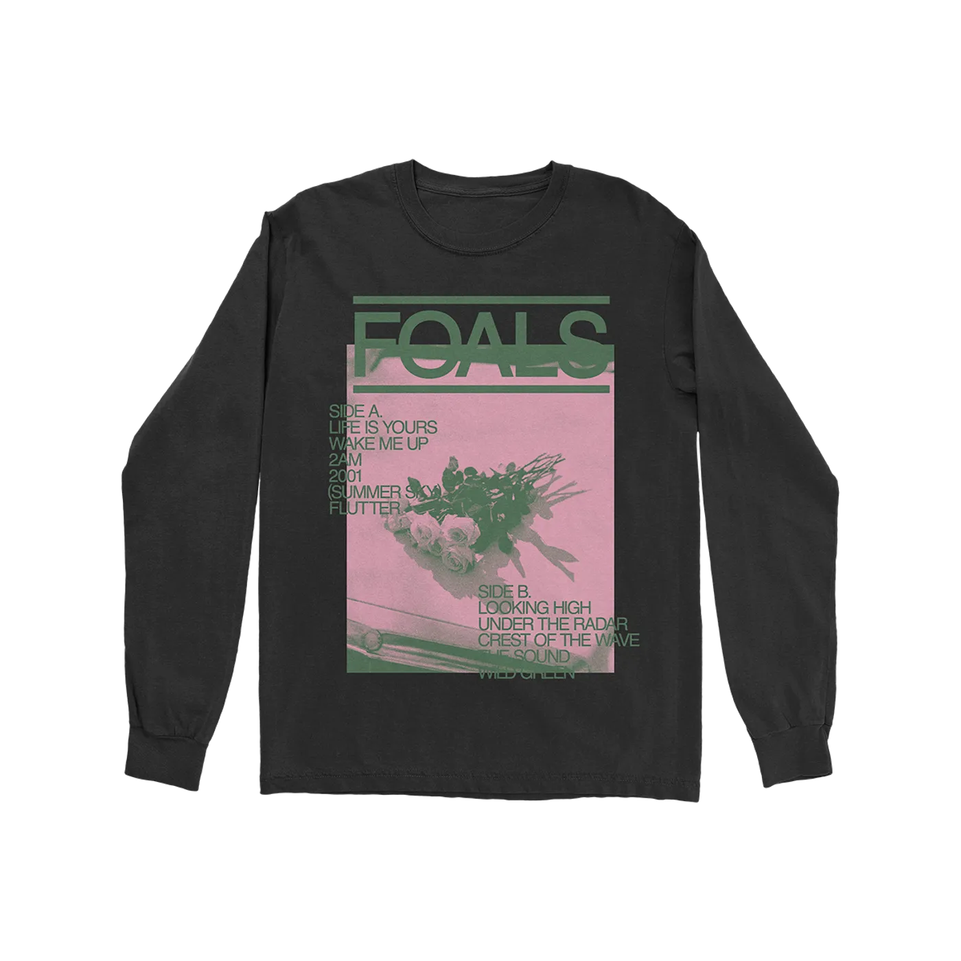 Foals Inverted Pink Roses Longsleeve