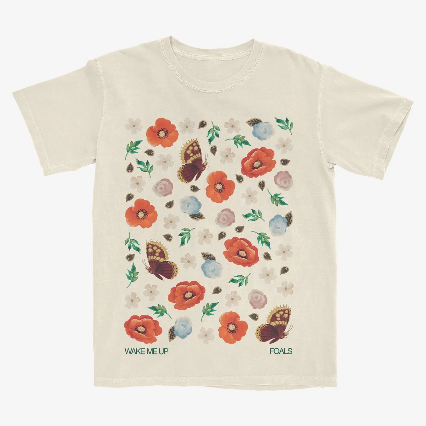 Foals Wake Me Up Flower T-Shirt