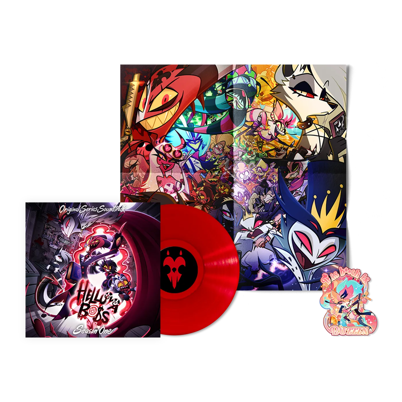 Helluva Boss: Season 1 (Original Soundtrack) - Imp Red Clear Vinyl