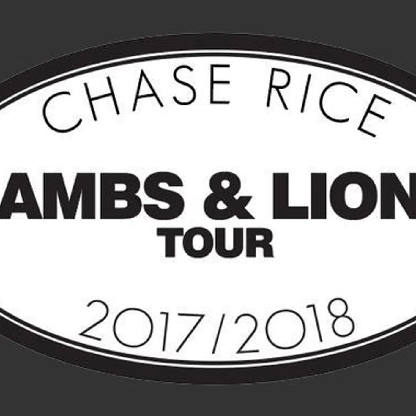 Chase Rice Lambs & Lions Tour Sticker