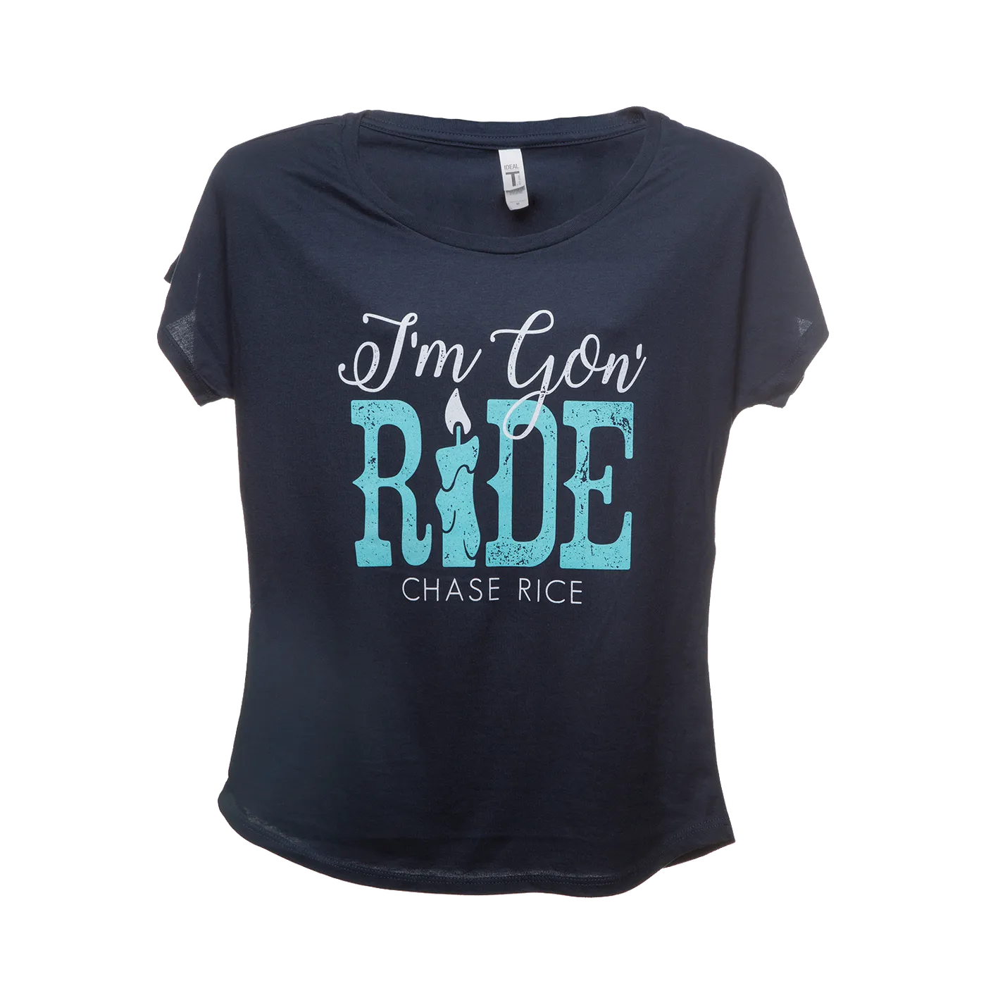 Chase Rice Ladies I'm Gon' Ride Tee - Navy