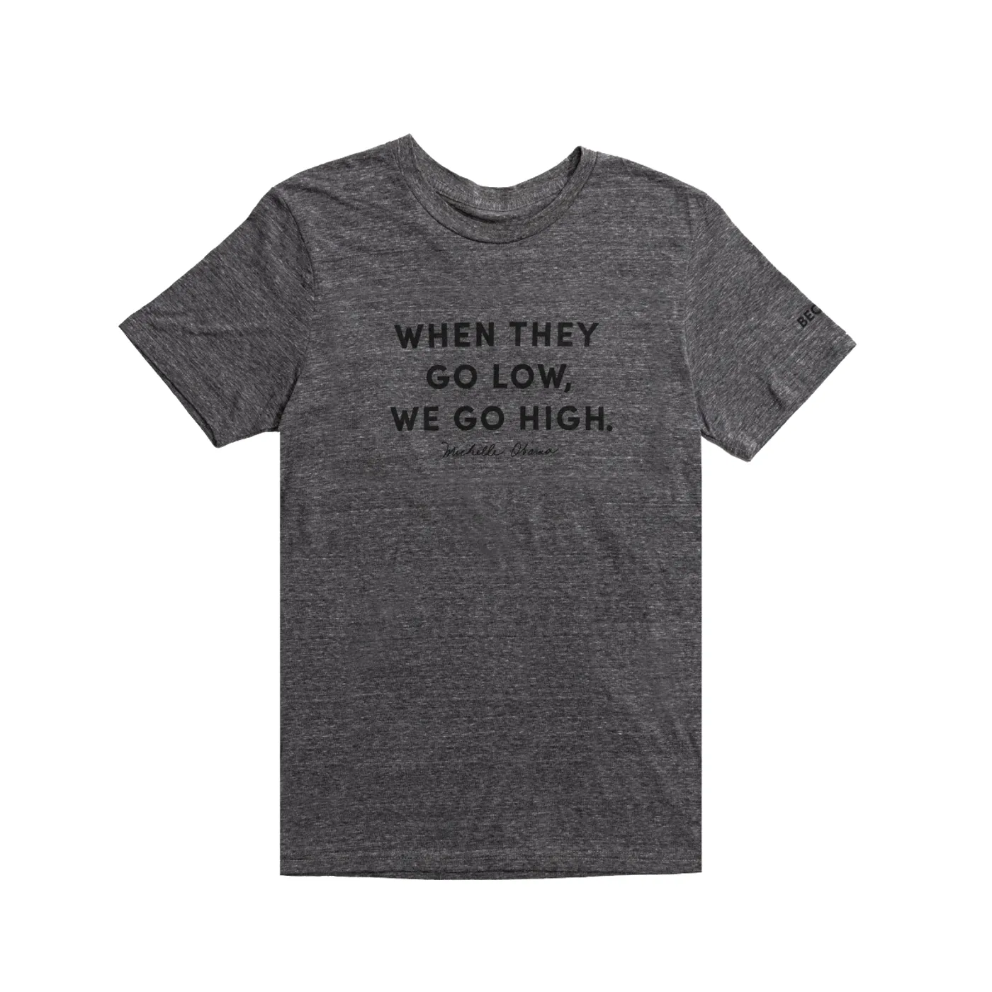 Michelle Obama Low, High Heather T-shirt