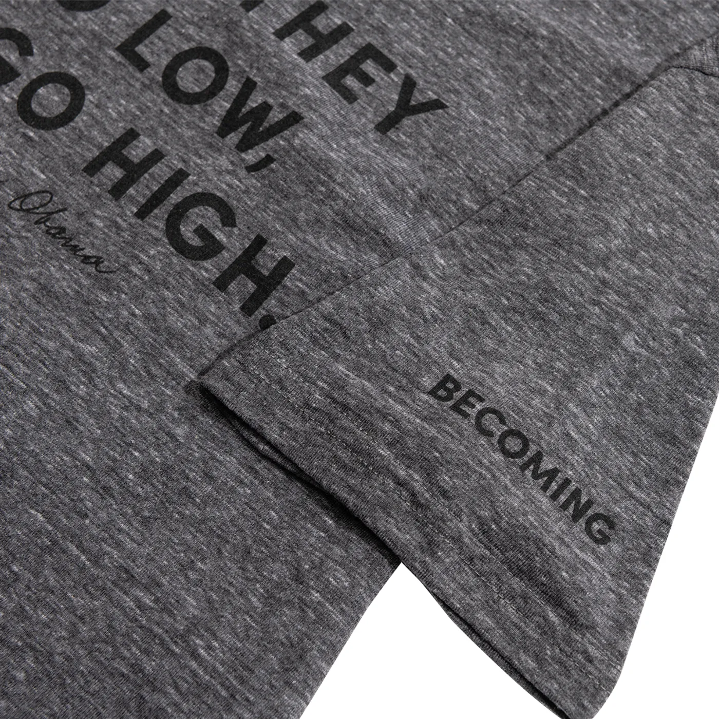 Michelle Obama Low, High Heather T-shirt